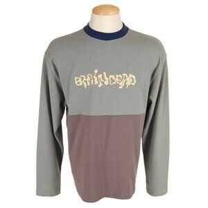 Brain Dead Logo Sweatshirt Size M Mens Colorblock $85